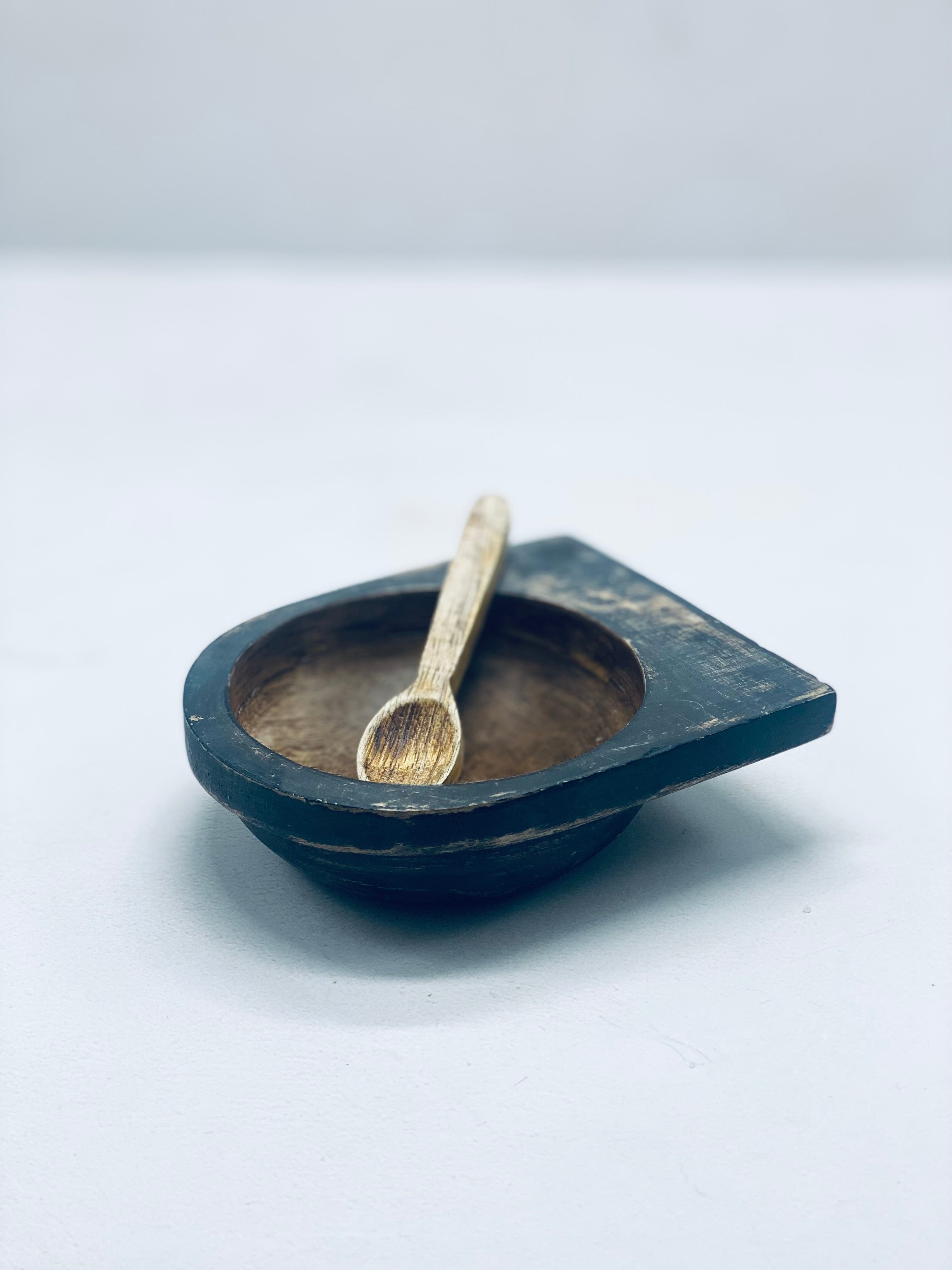 Wooden Salt bowl & spoon – Trend{ING} Israel
